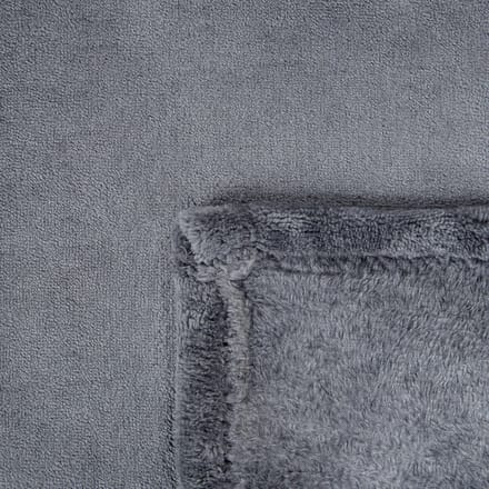 BAYBURT - Deken - Grijs - 150 x 200 cm - Polyester