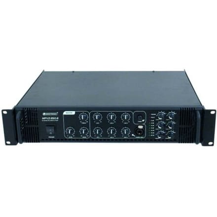 Omnitronic MPVZ-350.6 PA-versterker 350 W 6 zones