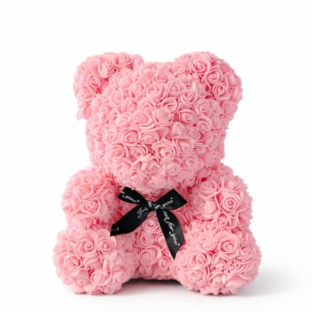 Rozen beer 45 cm XXL – Roze knuffelbeer – Luxe Cadeau