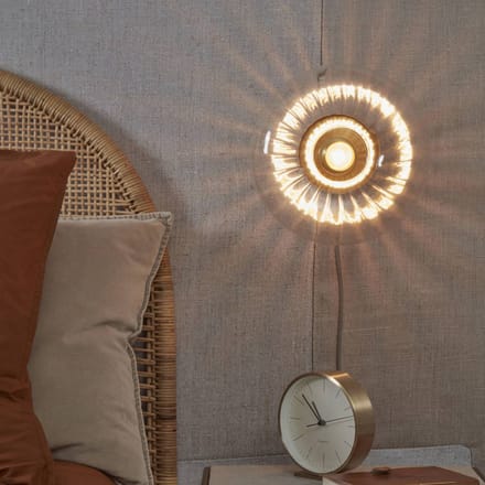 it's about RoMi Wandlamp Brussels - Goud/Glas - Ø27cm - Binnen Modern,Luxe