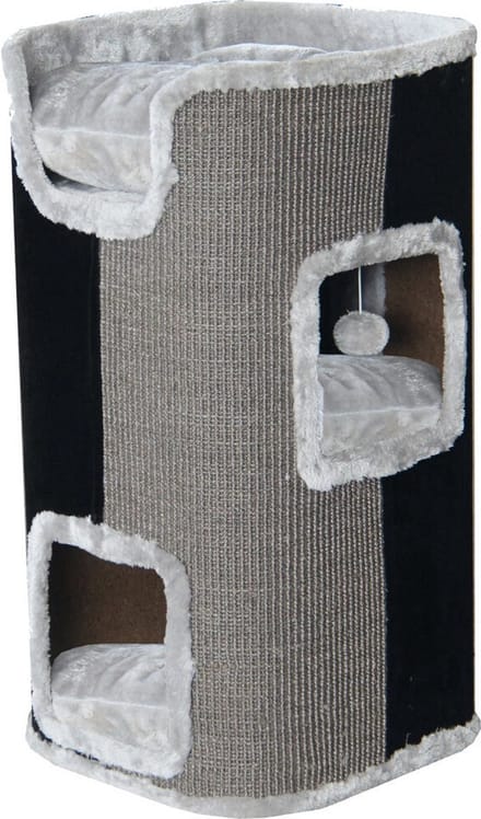 NapZZZ Krab/Klimmeubel met 2 gaten 70 cm Grijs/zwart