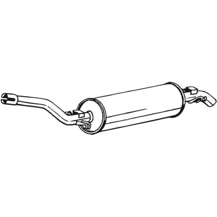 Geluiddemper achter BOSAL 278-013