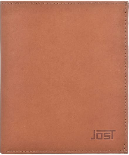 JOST Leren Portemonnee Futura High Wallet Cognac Bruine