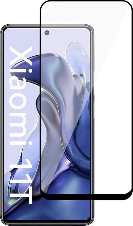 Screenprotector geschikt voor Xiaomi Mi 11T - Beschermglas Full - Glas Screen Protector