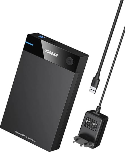 UGREEN - USB3.0 Harde Schijf Behuizing 3.5 inch - SATA I/II/III - Ondersteuning UASP - Schroefloos Design