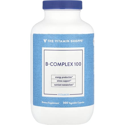 The Vitamin Shoppe, Complexe B 100, 300 capsules végétariennes