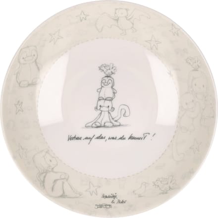 Goebel - Anouk | Bord Geloof in je dromen | Soepbord - porselein - 21cm
