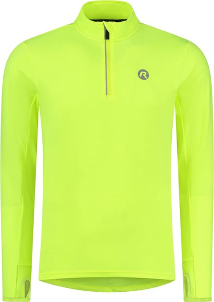 Rogelli Core Heren Hardloopshirt - Lange Mouw - Duimgat - Fluor