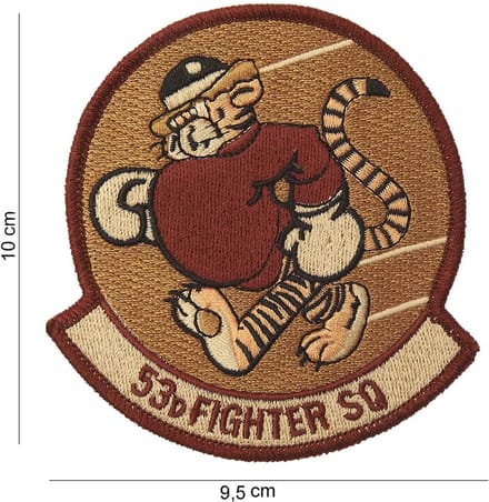Embleem stof 53D fighter SQ