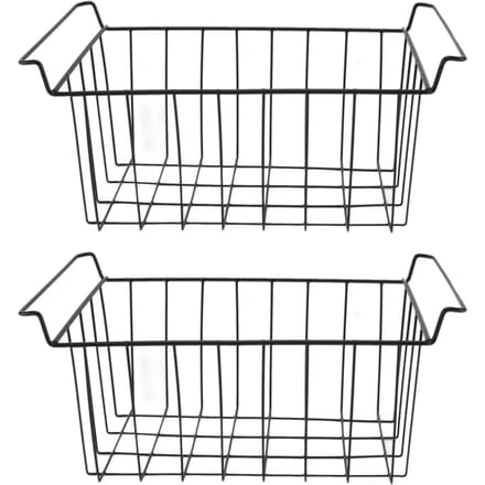 Vriezer Mand Staaldraad PE Coating Ruimtebesparend Multifunctioneel Vriezer Organizer Bak voor