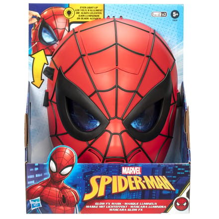 Hasbro Marvel Spider-Man Glow FX Mask Actiefiguren en superhelden Verkleedkleren