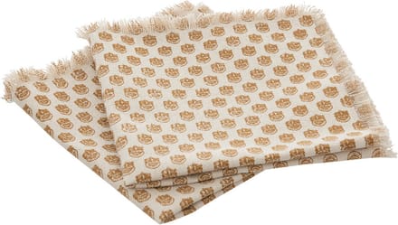 Atmosphera Servetten Maha Indie 40x40cm - Set van 2 stuks - Katoen - Multi