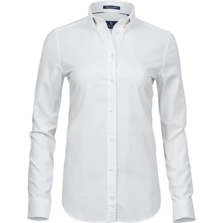 Tee Jays - WomenÂ´s Perfect Oxford Shirt - White maat M