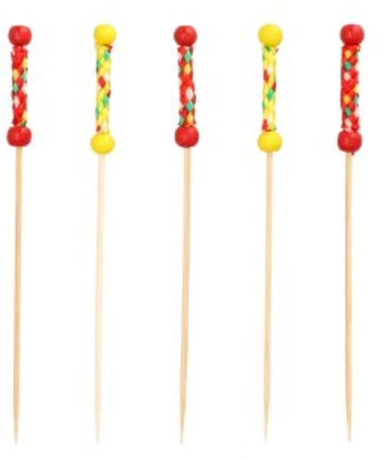 15x 40 Fingerfood prikkers 12 cm Mexico