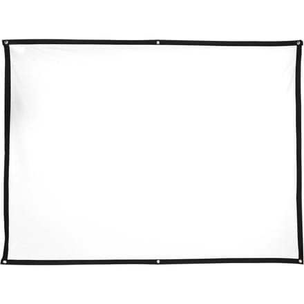 4:3 Verdikte 100 procent Polyester Draagbaar Opvouwbaar Wit Zacht Projectorscherm Gordijn 100-Inch 100 Inches (87 X 49.2in)