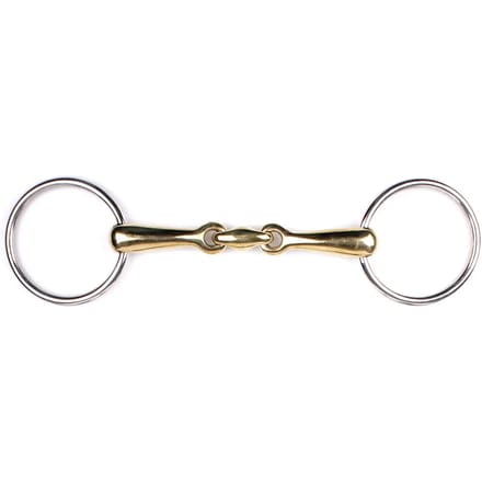Dubbele breekmond in maillechort argentan Q-essentials Argentan
