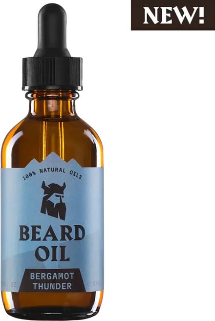Striking Viking Baardolie voor Mannen - Bergamot Thunder - 60 ml