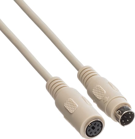 ROLINE PS/2 toetsenbord/muis kabel M/F, 3 m