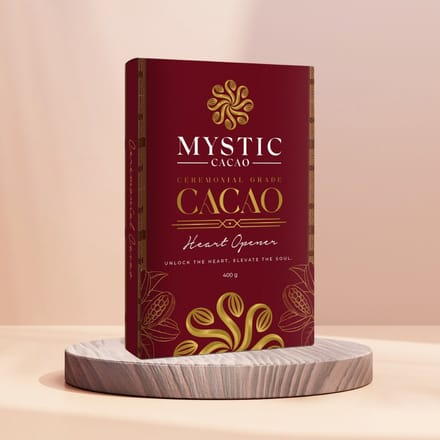 Ceremoniële Cacao Pasta Open Heart (Mystic Cacao) 400g