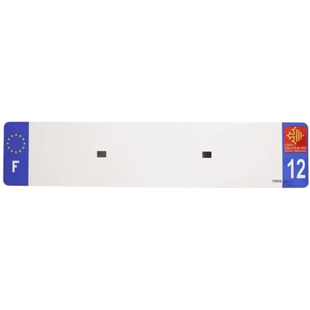 Nummerplaatstrip voor pvc Top Plaq 12