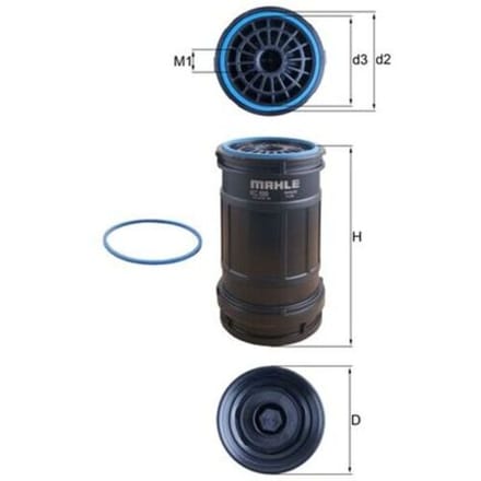 Brandstoffilter MAHLE KC 699D