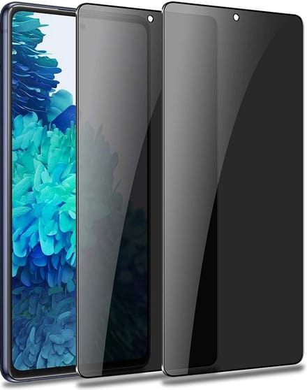 Privacy Screenprotector Glas - Tempered Glass Screen Protector Anti-Spy Geschikt voor: Samsung Galaxy A52 (4G & 5G) / A52s Screen Protector [2-Pack] Privacy anti-spion
