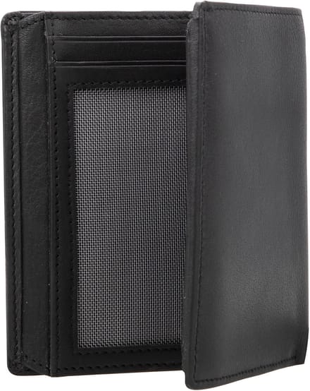 Maître F3 Hainer portemonnee leer 9,5 cm - Jongens - Staand formaat - black