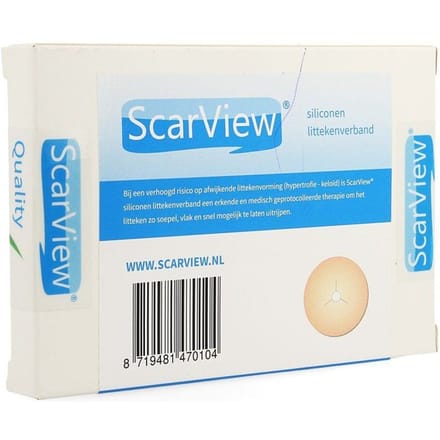 Scarview Elastisch Silicoon Tepel 6,5 cm SCARV16 2 Pleister
