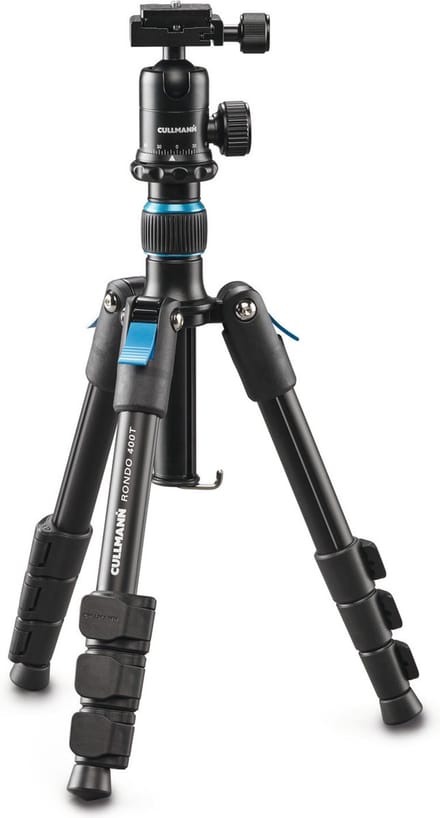 Cullmann Cullmann Rondo 400T RB6.5 - Stativ - mit CULLMANN Tripod Werkhoogte: 28 - 89 cm Zwart Kogelkop