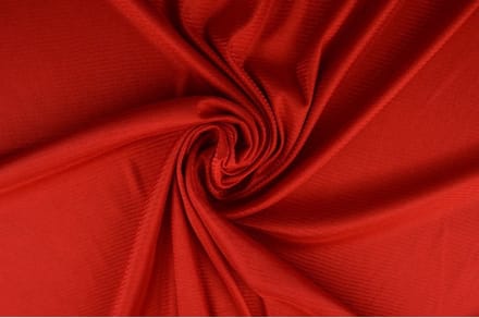 Tricot voering - 1 meter - Rood - Per meter - Charmeuse stretch voering - 160cm breed