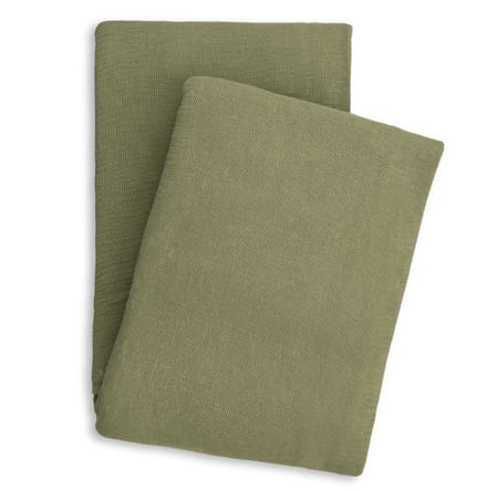 Yellow ICA plaid - Army Green - 140x200 cm