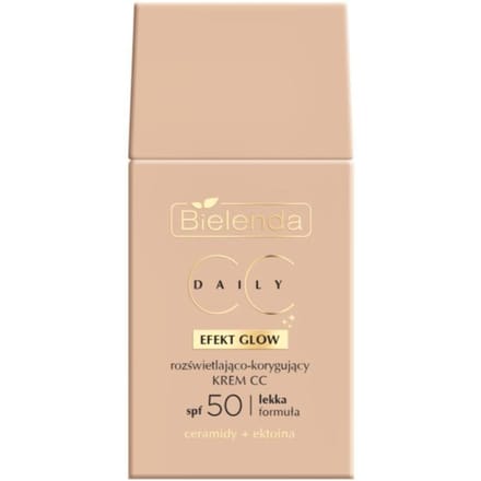 Bielenda Daily CC Moisturizing &amp; Correcting Cream SPF50 Glow Effect 40 ml