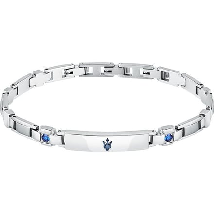 Maserati - JM224AXO02 - Armband - Heren - 18cm - SAPPHIRE