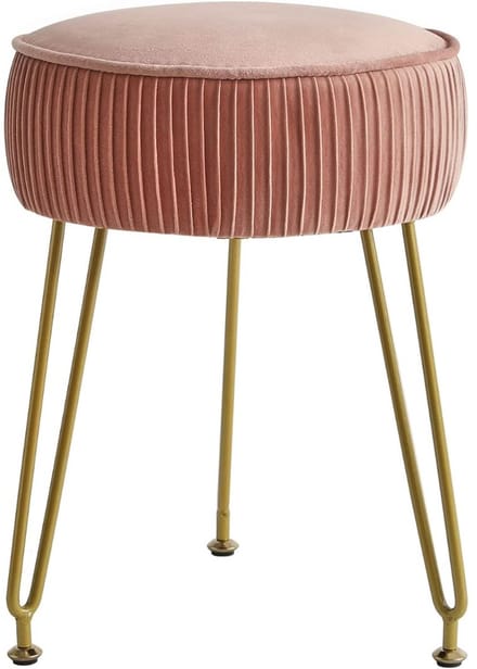 KAD® Kaptafel Stoel - Stoel - Kruk - Roze - 30cm x 30cm x 46cm