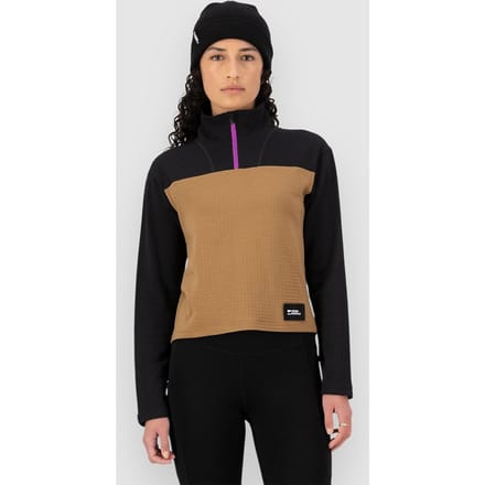 Mons Royale Offgrid Merino Fleece Trui zwart