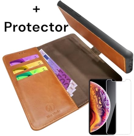2-in-1 magnetische cases Geschikt voor Apple iPhone 6/6S plus + gratis protector Bruin