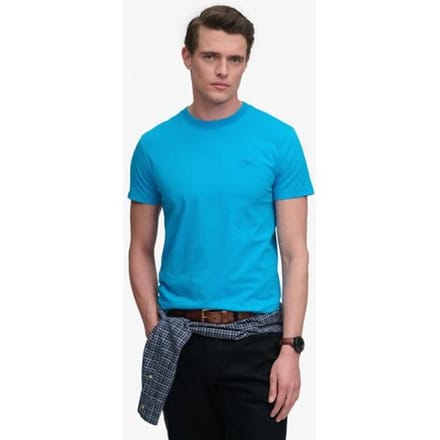 Superdry - Essential Logo Geborduurde Neon T-shirt - Heren - T-shirts