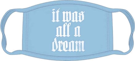 Biggie Smalls - All A Dream Masker - Blauw