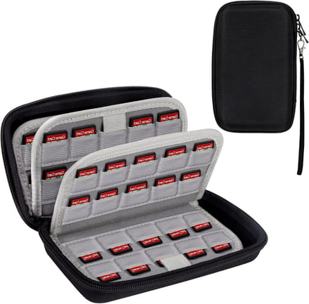 Game Storage Box voor Nintendo Switch, 80 Slots voor Game Cards, Draagbare Hard Shell Opbergdoos