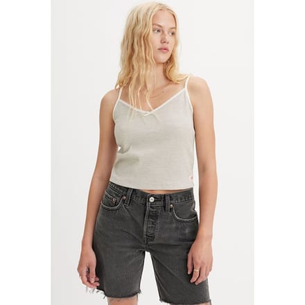 Levi's Dry Tank Top Ecru Größe: L | Tanktops Outlet | Damen | Braun