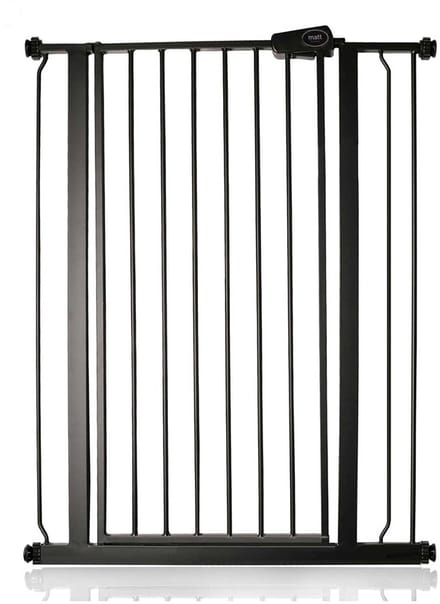 Bettacare Petgate, 81,4cm - 89cm, Mat Zwart, Hoog 104cm