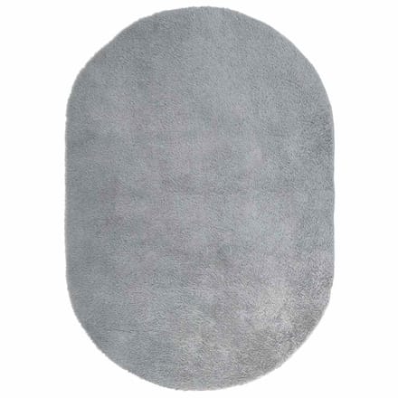 vidaXL - Hoogpolig - vloerkleed - NAVARRA - 300x200 - cm - polyester - lichtgrijs