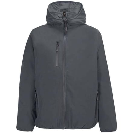 SOLS Heren Falcon Gewatteerde Softshell Jas (Charcoal)