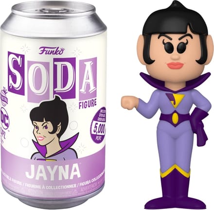 Super Friends Jayna Vinyl Soda Chase Expédié 1 sur 6