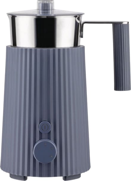 Alessi Plissé Melkopschuimer Grijs