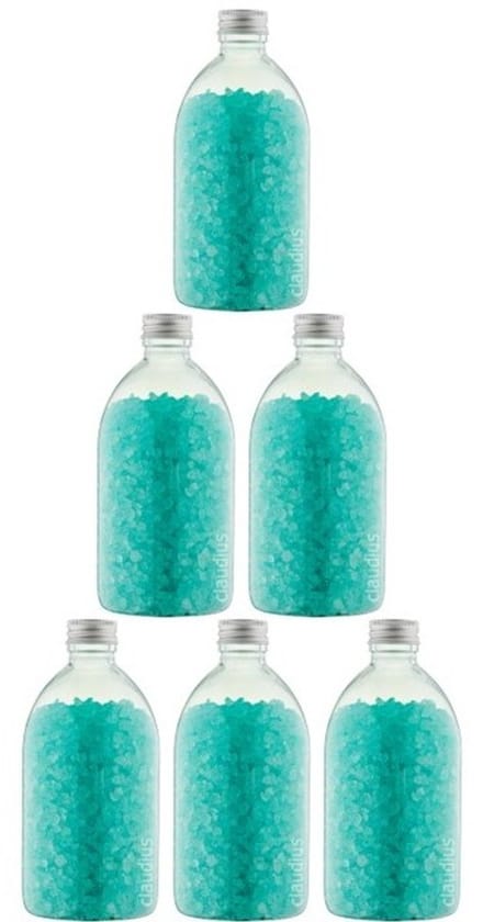 Claudius Badzout Hamam - 600 gram - Fles met aluminium dop - set van 6 stuks