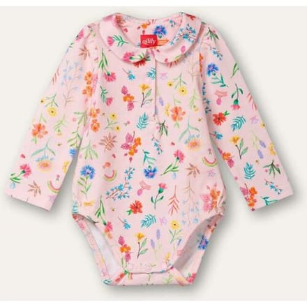 Oilily Olive Romper- maat56/3m Langoustino