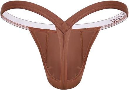 SUKREW Bubble Thong Espresso - MAAT S - Heren Ondergoed - String voor Man - Mannen Thong