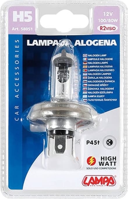 H5 halogeen lamp 12V 100/80W