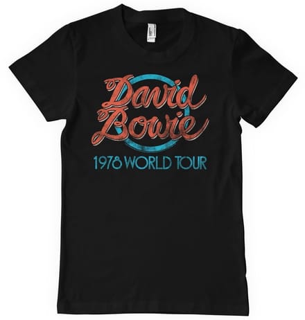 David Bowie 1978 World Tour T-shirt PS-1-DBO001-H97-12